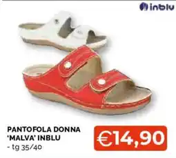 Mercatò Extra PANTOFOLE DONNA 'MALVA' INBLU offerta