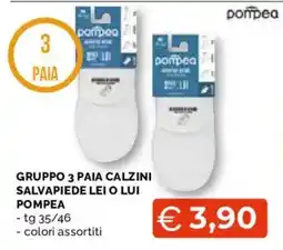 Mercatò Extra Calzini Salvapiede Lei o Lui Pompea offerta