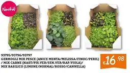 Zona Germogli Mix Pesce / Mix Carne / Mix Basilico offerta