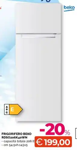 Mercatò Big FRIGORIFERO BEKO offerta