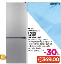 Mercatò Big FRIGO COMBINATO 2 PORTE INDESIT offerta