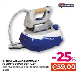 Mercatò Big Ferro a caldaia Termozeta No Limits Super Compact offerta