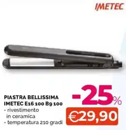 Mercatò Big PIASTRA BELLISSIMA IMETEC E16 100 B9 100 offerta