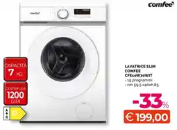 Mercatò Big Lavatrice Slim Comfee CFE10W70WIT offerta