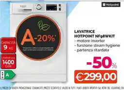Mercatò Big LAVATRICE HOTPOINT NF98WKIT offerta