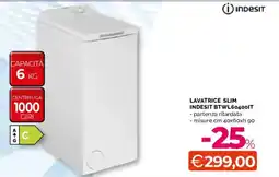 Mercatò Big Lavatrice slim indesit BTWL60400IT offerta