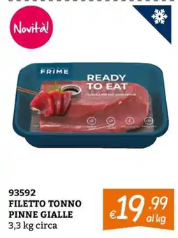 Zona FRIME FILETTO TONNO PINNE GIALLE offerta