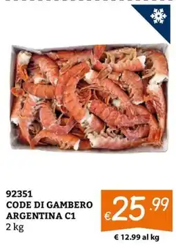 Zona CODE DI GAMBERO ARGENTINA C1 offerta