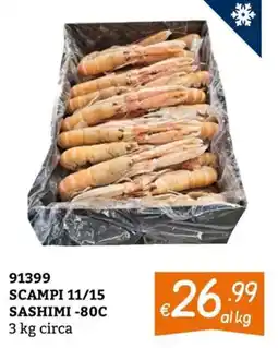 Zona SCAMPI 11/15 SASHIMI offerta