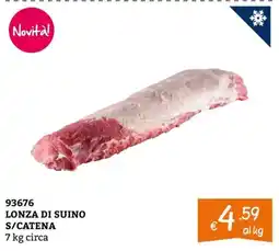 Zona Novità! LONZA DI SUINO S/CATENA offerta