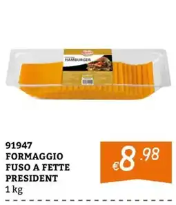 Zona Formaggio fuso a fette President offerta