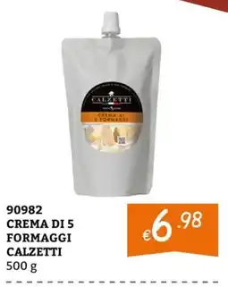 Zona Crema di 5 formaggi Calzetti offerta
