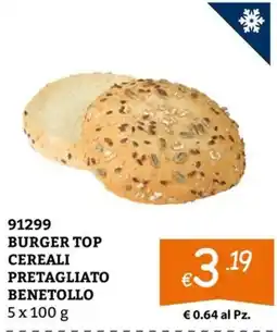 Zona Burger Top Cereali offerta