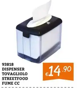 Zona DISPENSER TOVAGLIOLO STREETFOOD FUME CC offerta