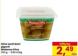 Despar Olive verdi dolci giganti Madama Oliva offerta