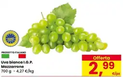 Despar Uva bianca I.G.P. Mazzarrone offerta