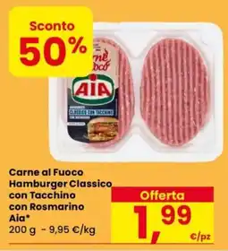 Despar Hamburger Classico con Tacchino con Rosmarino Aia offerta