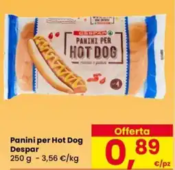 Despar Panini per Hot Dog Despar offerta
