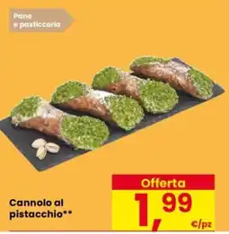 Despar Cannolo al pistacchio** offerta
