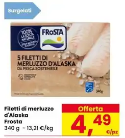Despar Filetti di merluzzo d'Alaska Frosta offerta