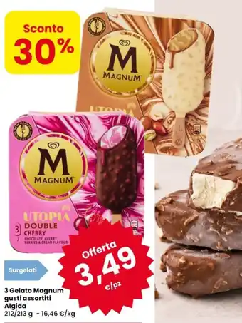 3 Gelato Magnum Algida
