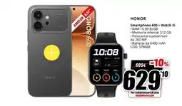MediaWorld HONOR Smartphone 600 + Watch 2i offerta