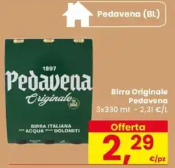 Despar Pedavena Birra Originale offerta