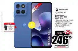 MediaWorld motorola moto ai Smartphone Moto g57 8+256 offerta