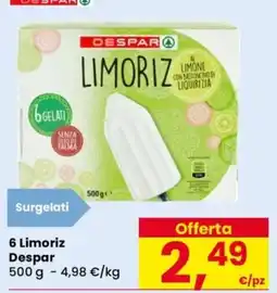 Despar Limoriz Despar offerta