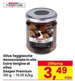 Despar Olive Taggiasche denocciolate in olio Extra Vergine di oliva Despar Premium offerta