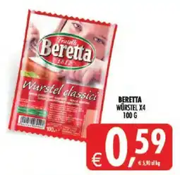 Deco Iperstore Beretta Wurstel classici offerta