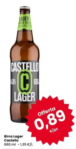 Despar Birra Lager Castello offerta