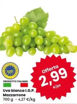 Eurospar Uva bianca I.G.P. Mazzarrone offerta