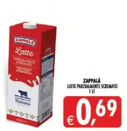 Deco Iperstore ZAPPALÁ Latte Parzialmente Scremato offerta