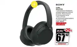 MediaWorld Sony Cuffie WHCH720 offerta