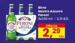 Eurospar Birra Nastro Azzurro Peroni offerta