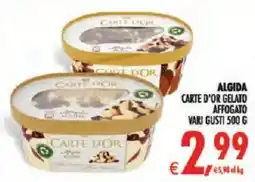Deco Iperstore Algida Carte D'Or Gelato Affogato offerta
