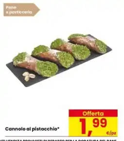 Eurospar Cannolo al pistacchio* offerta