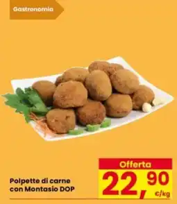 Eurospar Polpette di carne con Montasio DOP offerta