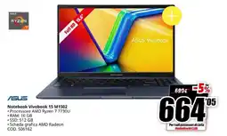 MediaWorld ASUS Notebook Vivobook 15 M1502 offerta