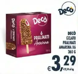 Deco Iperstore Decò Gelato Pralinati Amarena offerta