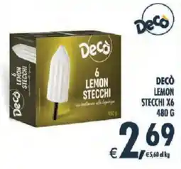 Deco Iperstore Decò Lemon Stecchi offerta