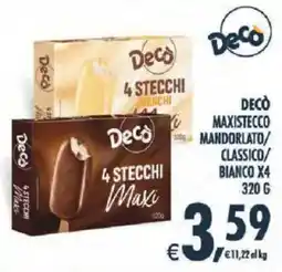 Deco Iperstore Decò Maxistecco Mandorlato/Classico/Bianco offerta