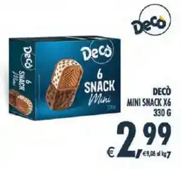 Deco Iperstore Decò MINI SNACK offerta