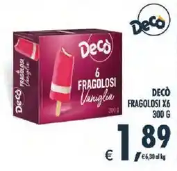 Deco Iperstore Decò Fragolosi Vaniglia offerta