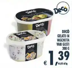 Deco Iperstore Decò Gelato in Vaschetta offerta