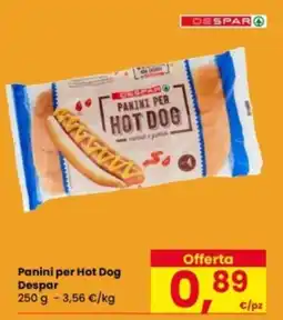 Eurospar Panini per Hot Dog Despar offerta