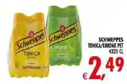Deco Iperstore Schweppes Tonica/Limone PET offerta