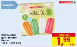 Eurospar Ghiaccioli Despar offerta
