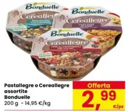 Eurospar Pastallegre o Cereallegre assortite Bonduelle offerta